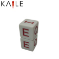 15mm Gravieren gerade Corner Customized Dices mit Englisch